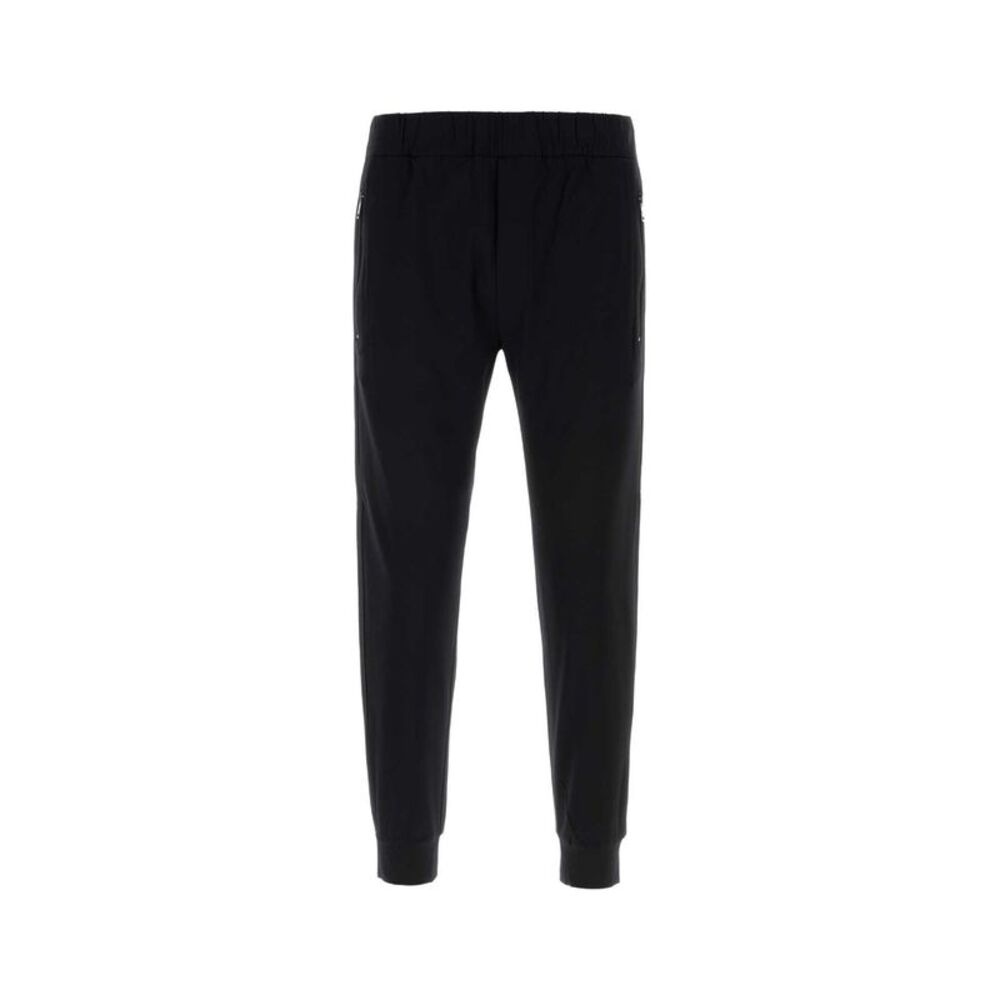 Prada Men Black Stretch Cotton Pant
